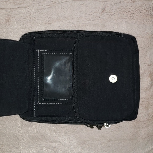 Baggalini Black Nylon Multi Pocket Purse - Picture 5 of 12